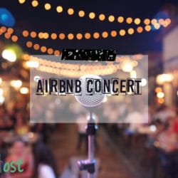 Airbnb concert : des show privés en petit comité