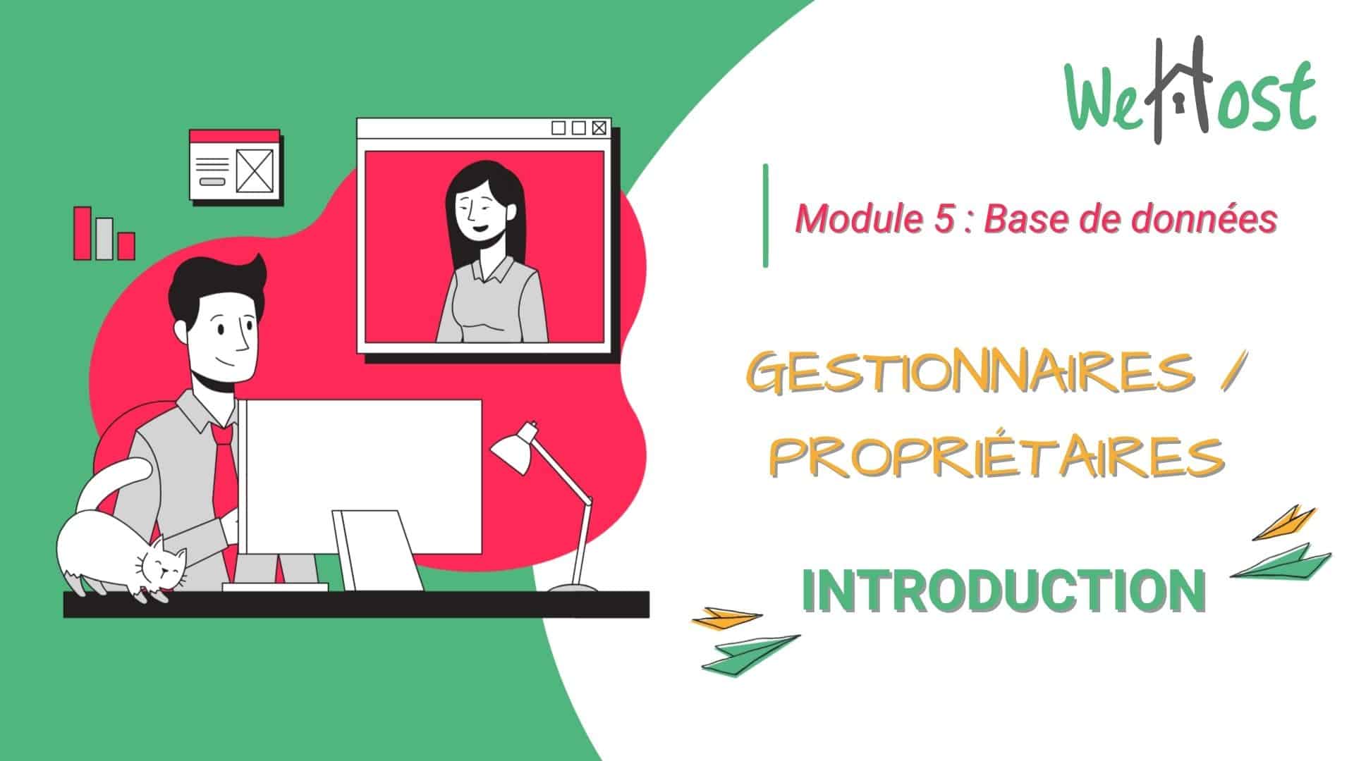 Module Base de données : Gestionnaires/Propriétaires