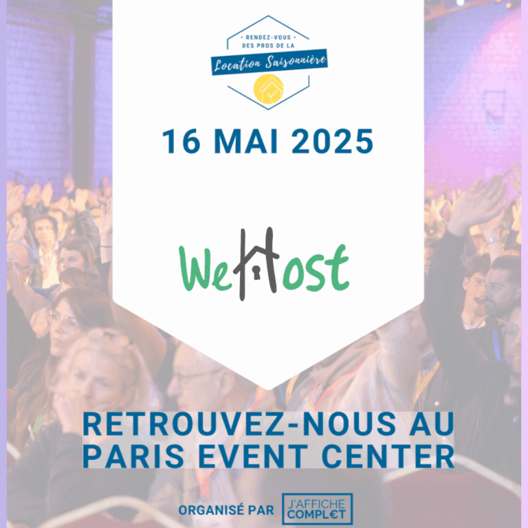 WeHost au Salon des Pros de la Location Saisonnière 2025